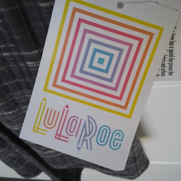 LuLaRoe Lindsey Gray Duster Cardigan Medium - Picture 6 of 8